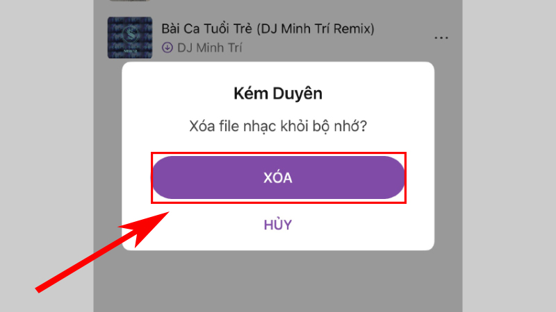 Xác nhận xóa